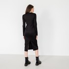 Платье женское миди MIST р. 48, черный - фото 800622351