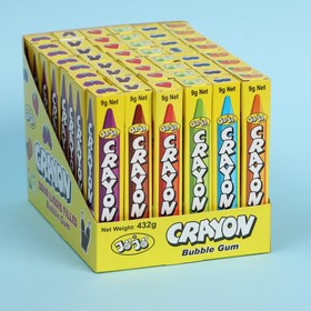 Жевательная резинка Jojo Crayon Babble Gum с начинкой, 9 г