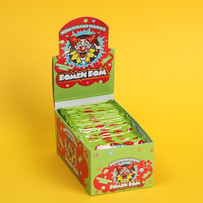 резинкой бомбибом. взрывающий конфеты. хлопушка шипучка. *50шт*24л) "конфитой". взрывная карамель в пакетиках.
