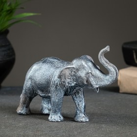 Фигура "Слон поднял хобот" серебро, 13х10х6см в Донецке