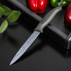 Нож с антиналипающим покрытием Доляна «Гранит», универсальный, лезвие 12,5 см