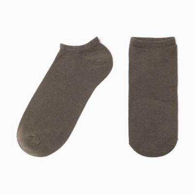 Носки мужские укороченные MINAKU, цвет хаки, размер 43-46 (29 см)