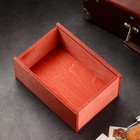 Коробка деревянная "23 февраля" 20х14х8 см красный 7625247