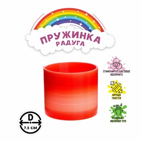 Пружинка-радуга "Перелив", цвета МИКС в Донецке