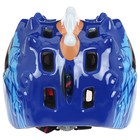 Детский велосипедный шлем, размер 51-55CM, 028-M771, цвет синий - фото 800666993