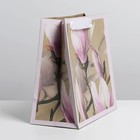 Пакет крафтовый квадратный «Love», 22 × 22 × 11 см 7183916