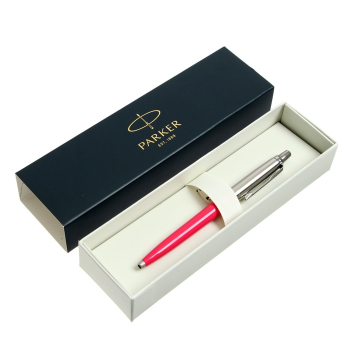 Ручка шариковая Parker Jotter Original K60 2039C, Hot pink M, чернила синие, подарочная коробка