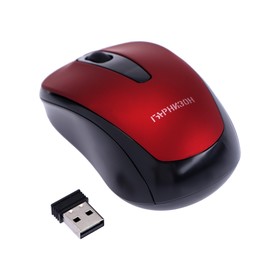 Мышь "Гарнизон" GMW-450-4, беспроводная, оптическая, 1000 DPI, USB, красная