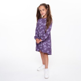 Платье для девочки, цвет фиолетовый, рост 104