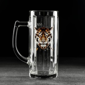 Кружка для пива Animals «Тигр», 500 мл