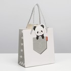 Пакет «Маленькая панда», 14 х 7 х 15 см - фото 4425678