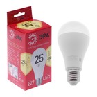 Лампа светодиодная ЭРА RED LINE LED, E27, 25 Вт, 2700 К, 2000 Лм, груша, теплый белый - фото 6836423