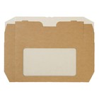 Коробка складная, с окном, крафт, 22 х 12 х 5,5 см 7485250