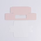 Коробка для макарун «Персиковая», 5.5 × 12 × 5.5 см (5 шт) - фото 800784022