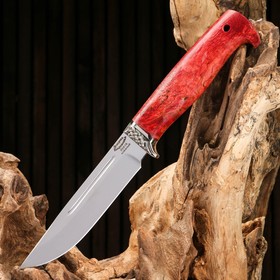 Нож охотничий "Сокол-2" сталь - 95х18, рукоять - стабилизированная карельская береза