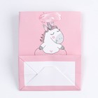 Пакет «Любовь единорога», 14 х 11 х 6,5 см (12 шт) - фото 800784120