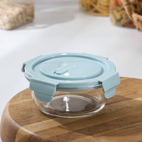 Контейнер круглый с крышкой CooknFreeze   370мл   13,5х6 см, цвет микс