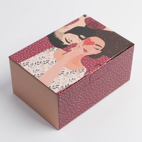 Коробка сборная «Любовь», 20 × 15 × 10 см