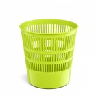 Корзина для бумаг и мусора ErichKrause Neon Solid, 12 литров, пластик, сетчатая, желтая - фото 6837631