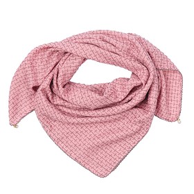 Платок женский текстильный, цвет розовый, размер 85х85