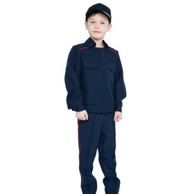 Карнавальный костюм «Полицейский ППС», рубашка, брюки, кепка, р. S, рост 116-122 см