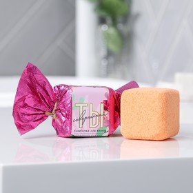 A bomb for a bath in the form of a cube 