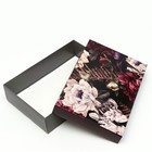 Коробка подарочная, крышка-дно, сборная "Акварельные цветы", 30 х 20 х 7 см 7488040