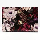 Коробка подарочная, крышка-дно, сборная "Акварельные цветы", 30 х 20 х 7 см 7488040