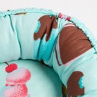 Матрасик-топпер "Крошка Я" Радость сладкоежки, 60х90 см, 100% хлопок - фото 108086239