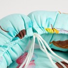 Матрасик-топпер "Крошка Я" Радость сладкоежки, 60х90 см, 100% хлопок - фото 108086240