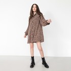 Платье женское MIST р. 50, бежевый - фото 800699234