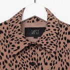 Платье женское MIST р. 50, бежевый - фото 800825956