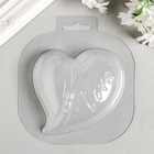 Пластиковая форма "Сердце на молнии" - фото 8235115
