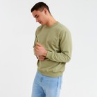 Джемпер (свитшот) мужской MINAKU: Casual collection MAN цвет хаки, р-р 54 - фото 800734966