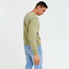 Джемпер (свитшот) мужской MINAKU: Casual collection MAN цвет хаки, р-р 54 - фото 801507900