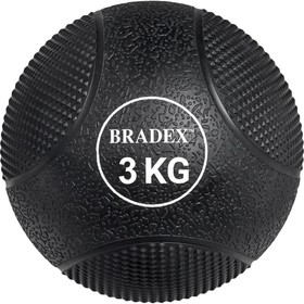Медбол Bradex SF 0772, резиновый, 3 кг