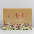 Коробка‒пенал «Сияй», 26 × 19 × 10 см 7107448