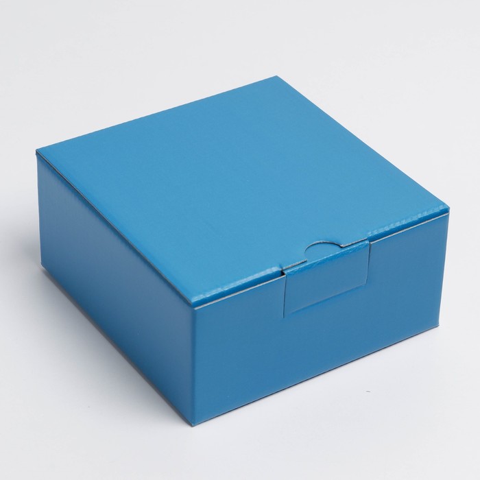 Коробка складная «Синяя», 15 х 15 х 7 см