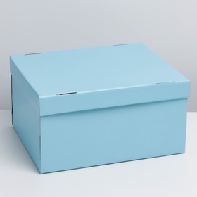 Коробка складная «Голубая», 31,2 х 25,6 х 16,1 см
