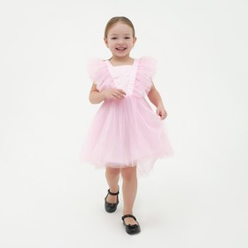 Платье нарядное детское KAFTAN, р. 30 (98-104 см), розовый