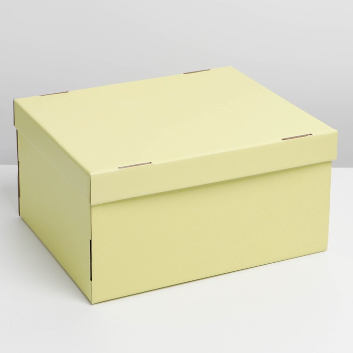 Коробка складная «Желтая», 31,2 х 25,6 х 16,1 см