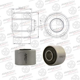 Сайлентблок переднего нижнего рычага, задний Avantech NISSAN ALMERA/BLUEBIRD/WINGROAD 7658413