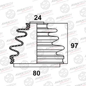 Пыльник привода Avantech BD0106 7658726