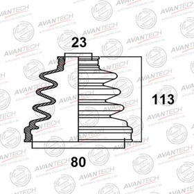 Пыльник привода Avantech BD0110 7658728