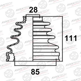 Пыльник привода Avantech BD0116 7658731