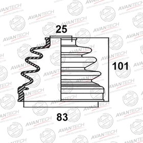 Пыльник привода Avantech BD0205 7658740