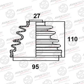 Пыльник привода Avantech BD0209 7658742