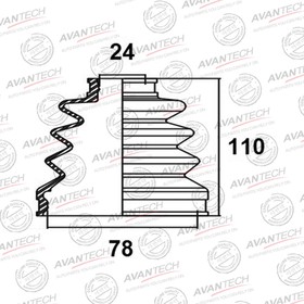Пыльник привода Avantech BD0309 7658753