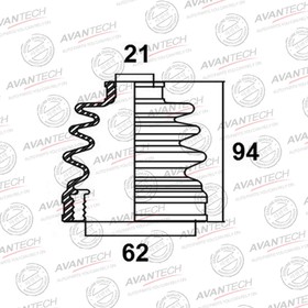 Пыльник привода Avantech BD0501 7658759