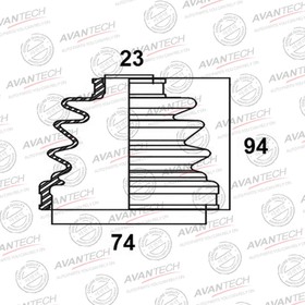 Пыльник привода Avantech BD0505 7658762